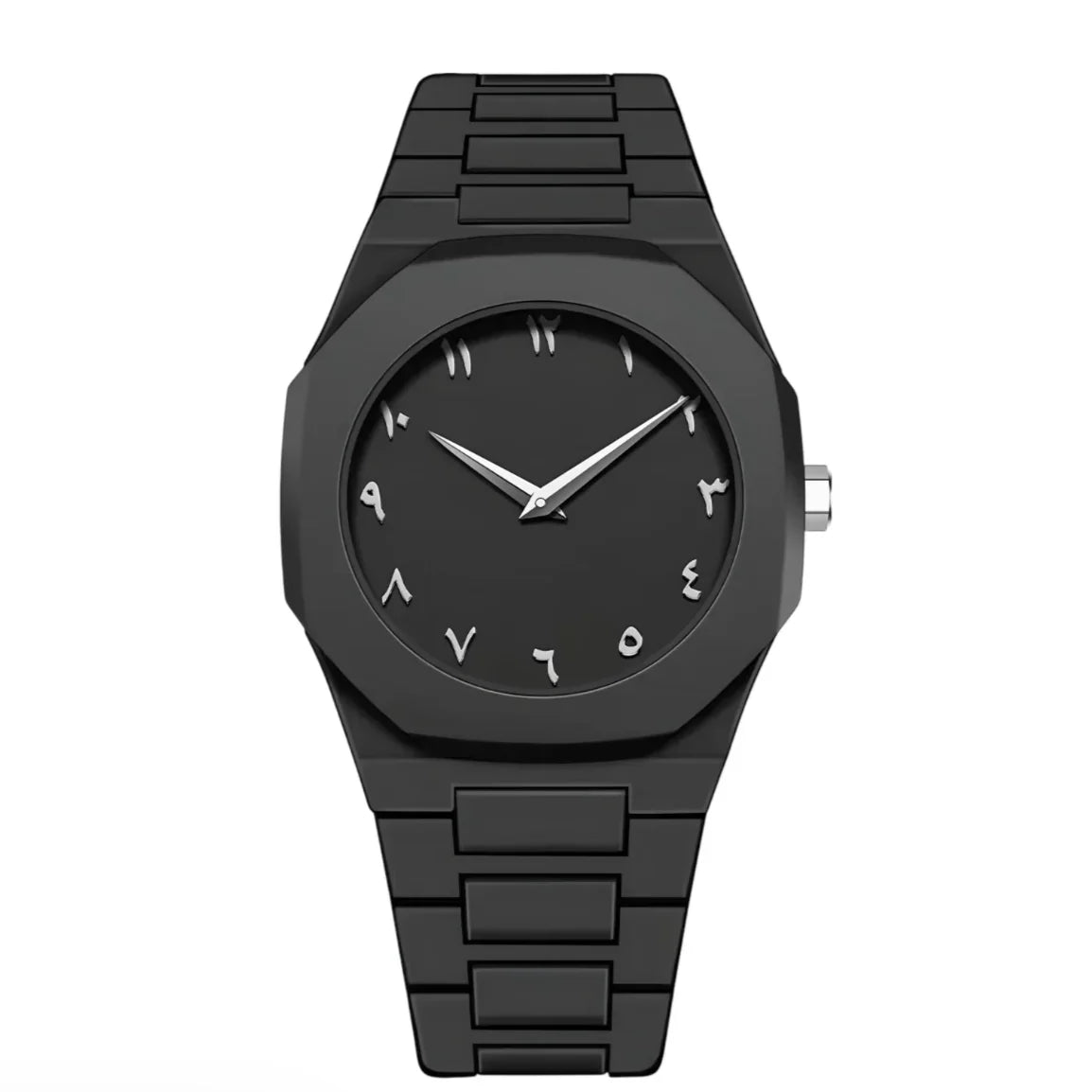 Pure Black Stylish Watch