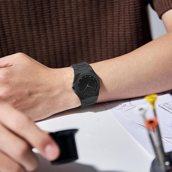 Pure Black Stylish Watch